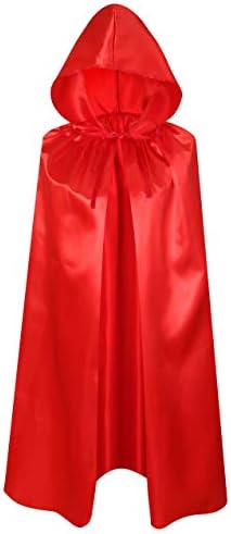Crizcape Kids Costumes Cloak DIY Cape with Hood for Halloween Christmas Ages 2 to 18