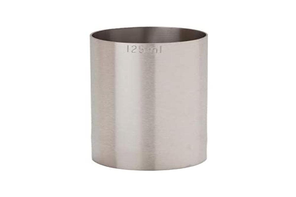 Beaumont D961 Thimble Measure Stainless Steel Bar 125ml Clubs Wine Spirit Drinks Jigger
