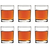 Vikko 2.75 Ounce Shot Glasses, Set of 6 Small Liquor and Spirit Glasses, Durable Tequila Bar Glasses For Alcohol and Espresso Shots, 6 Piece Shooter Glass Set