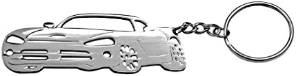 NEW Creative Fashion 3D Styling Keychain Keyring Gift for ANY 1992-2017 Dodge Viper SR,RT/10,ZB,SRT-10,GTS Fan Enthusiasts &amp; Collector Accessories
