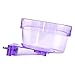 Lixit Quick Lock Translucent Cage Bowls for Birds and Small Animals (20oz, Translucent Purple)thumb 2