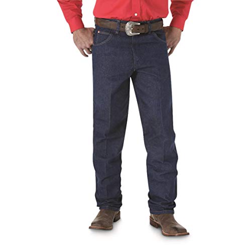 Wrangler Men's Cowboy Cut Relaxed Fit Jeans, Rigid Indigo, W