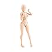 StarALL Action Figure Drawing Model Body Chan & Kun Doll Male/Female Mannequin Movebale Action Figure Model for Sketching Painting Drawing Artist Collections Kids Toys