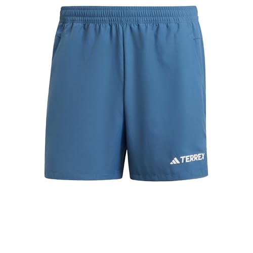 adidas Hombre Terrex Multi Shorts, Wonder Steel, XS