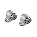 KES Magnetic Door Stopper, Door stop with Catch Screw Mount 2 Pack SUS 304 Stainless Steel Brushed Finish, HDS202-2-P2