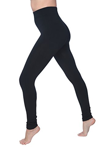 Active Club 6-Pack High-Waisted Leggings Pants – Ultra Soft - reg and Plus Size (Black/XL/XXL) - Thumbnail 4
