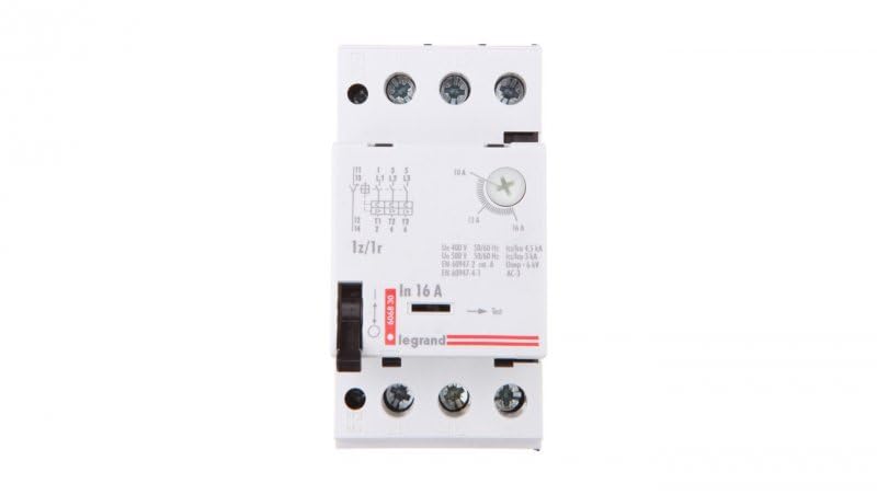 Motor circuit breaker 3P 7,5kW 10-16A M 250 1R/1Z 16 606830 legrand 3245066068305