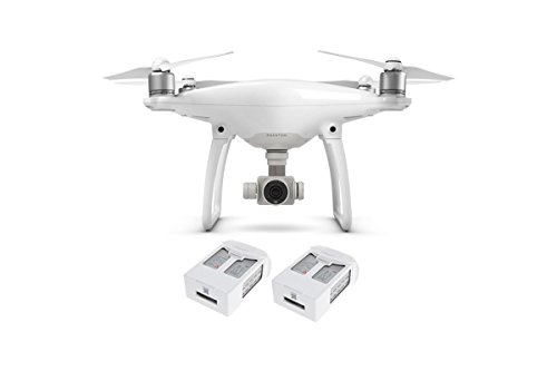 DJI-4K-Phantom-4-with-2-Extra-Batteries-White