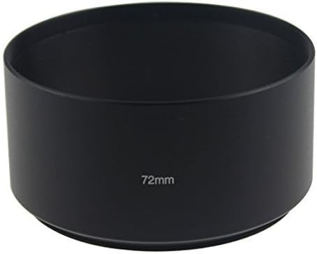 Leadasy Telephoto Lens Hood 72mm Metal Screw for Camera Tele Lens