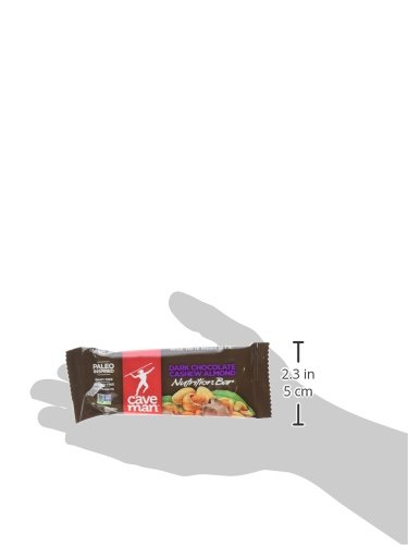 Caveman Foods Paleo-Friendly Nutrition Bar, Dark Chocolate Cashew Almond, 1.4 oz, (Pack of 15) - Thumbnail 3