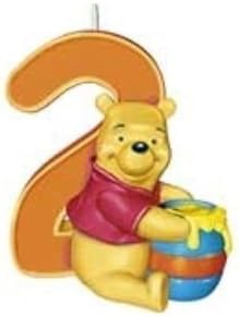 Winnie the Pooh Age 2 Birthday Candle