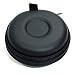 Cosmos ® Black bluetooth handsfree headset Hard Case - Clamshell/PU Style with Zipper Enclosure, Inner Pocket, and Durable Exterior for Jabra Stone 2 extreme 2 easygo easycall + Cosmos cable tie