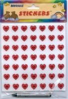 Reusable Heart Stickers
