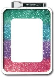 Magnetic School Locker Dry Erase Board with Marker: Fairy Dust