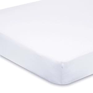 Amazon.com: Cotton -Sateen Fitted Sheet With 18 Inch Deep