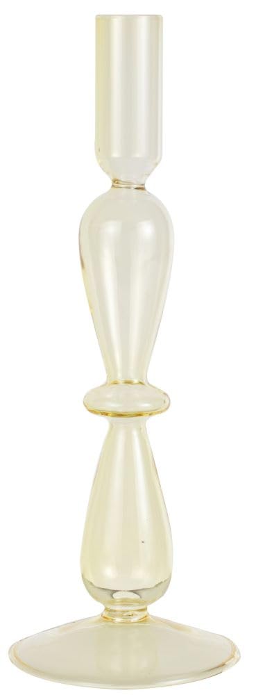 Ginger Ray Pastel Yellow Glass Bubble Candle Holder Party Table Decoration