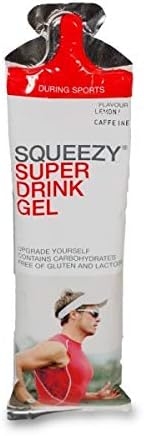 SQUEEZY sachet individuel energy gel citron/caféine 60g