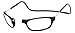 CliC Original Long Stem Adjustable Front Magnetic Connect Reading Glasses; Black