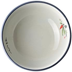 Lvjing Unbreakable 'melamine bowl Ceramic bowl, home spicy hot pasta noodles salad bowl, [5 inches, 7.5 inches, 8.5 inches] Serving Salad - Ramen - Food Storage - Breakfast C (Size : S)
