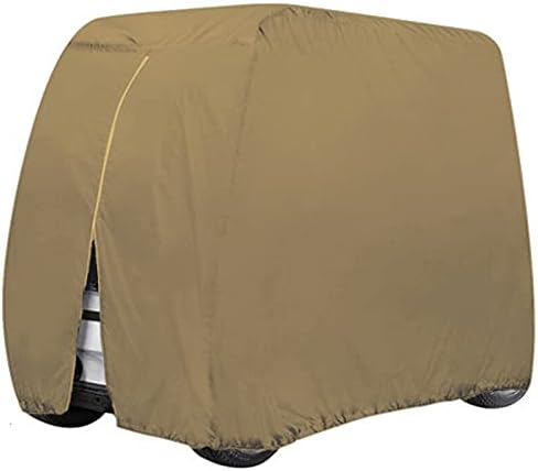 NOXNEX Golf Cart Cover 4 Passenger Golf Cart Enclosure UTV Covers Universal Fits for Easy EZ GO,Club Car and Yamaha Cart Sunproof Dustproof Durable NOXNEX Golf Cart Cover 4 Passenger Golf Cart Enclosure UTV Covers Universal Fits for Easy EZ GO,Club Car and Yamaha Cart Sunproof Dustproof Durable