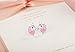 Unicorn Stud Earrings Hypoallergenic 925 Silver Light Pink Sparkling with Zircon for Little Girls Kids Jewelry Birthday Party
