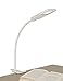 SHABBOSLITE Clip-on LED Lamp White - 2 inch Clamp fits on Headboard, Table, or Shelf for Reading in Bed, Studying at a Table, Lighting Up a Child's Room or a Hotel Room on Shabbos