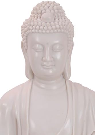 TRUSTED SELLER 27" Big Best Standing Buddha Statue Handmade Carved Handicraft White Marble Home Decor Art India