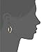 Amazon Collection 18k Yellow Gold Plated Sterling Silver Genuine Multi Gemstone Hoop Earrings