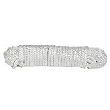 Koch 5230626 3/16 by 100-Feet Nylon Diamond Braid Rope, White