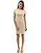 PattyBoutik Women's Boat Neck Cap Sleeve Dress