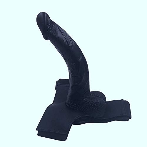 Gseeo Adjustable Leather Wearable Strap On Harness Color Black