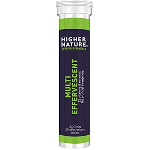 Higher Nature Fizzy Multi Effervescent Multivitamin and Minerals – 20 Tablets