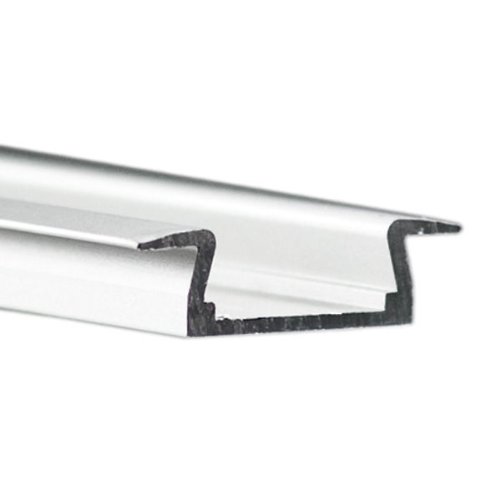 Klus B3775L - 78.75 in. Anodized Aluminum Mounting Channel - Micro - K Profile - For LED Tape Light