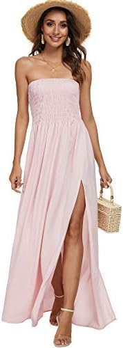 strapless maxi sundress
