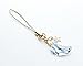 Kisaragi Cell Phone Strap 031 Crescent - Crystal Aurora (Gold Court)