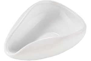 KoiLykke Pottery Coffee Dosing Cup Measuring Beans and Tea, 10.7 x 4 x 7.5 cm, White