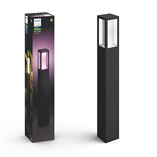 Philips Hue White & Color Ambiance Impress Potelet - Noir