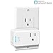 Mailiya Smart Plug Mini, Wi-Fi Switch Outlet Socket, No Hub Required, Compatible with Alexa, Wireless Remote Control your Devices from Anywhere, Mini Size Occupies Only One Socket - UL Listed