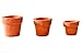 G & F Products G & F Garden Miniature Fairy Garden Tiny Pots (Set of 3), Orange …
