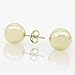 14k Yellow Gold Ball Stud Earrings pushback 3 4 5 6 7 8 10 12 14 MM (7mm)