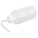 SODIAL(R) 250mL 8OZ Capacity Tattoo Wash Clear White Plastic Green Soap Squeeze Bottle