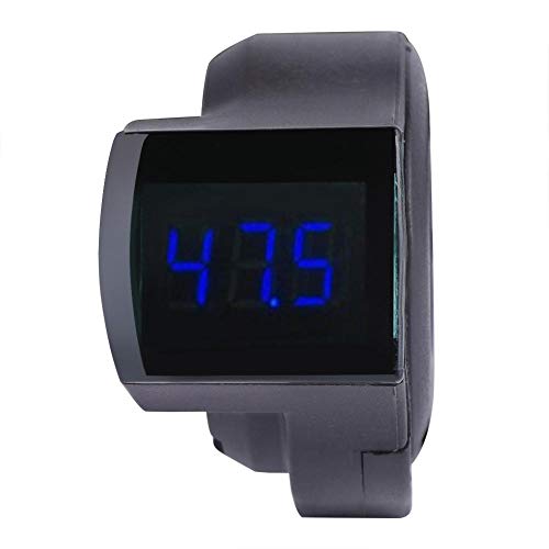 Digital Voltmeter, Thumb Accelerator Shifter for Electric Scooters 12V-99V Universal Battery Level Monitor with Digital Voltage Display