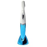Sunmy®Electric Battery-Operated Razor Waterproof Cordless Lady Brow Shaper Eyebrow Shaver Brow Shaper Trimmer for Men Women New Premium Design Electric Razor Bikini Shaving Body Hair Care Tools(Blue)