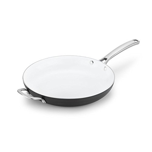 Calphalon 1937371 Classic Nonstick Omelet Fry Pan, 12", Grey/White