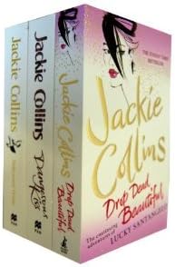Jackie Collins 3 Books Collection Set RRP $41.45 (Drop Dead Beautiful, Dangerous Kiss, Hollywood Wives) Paperback – January 1, 2010