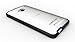 SUPCASE Premium Hybrid Protective Case for HTC One M7 Smartphone (Black/Clear) - Multiple Color Options