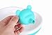Kidsmile Baby Food Keep Warming Feeding Container, Toddler Feeding Plate with Water Chamber and 2 Divided Compartments, Pour in Hot Water Funnel to Keep Food Warm or Cold in Home or Travel, Blue
