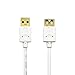 USB 3.0 Extension Cable 3 ft, USB 3.0 Male to Female Extension Cable White