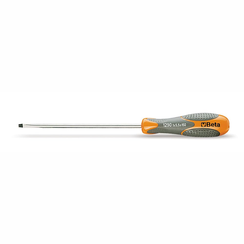 Beta 12900057 Model Model 1290 8X150 Screwdrivers for Slotted Head Screws, 8mm x 150mm