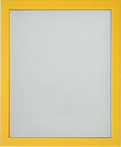 Frame Company Photo Frame, Wood Mustard Yellow, 5x5 inch - fitted with glass